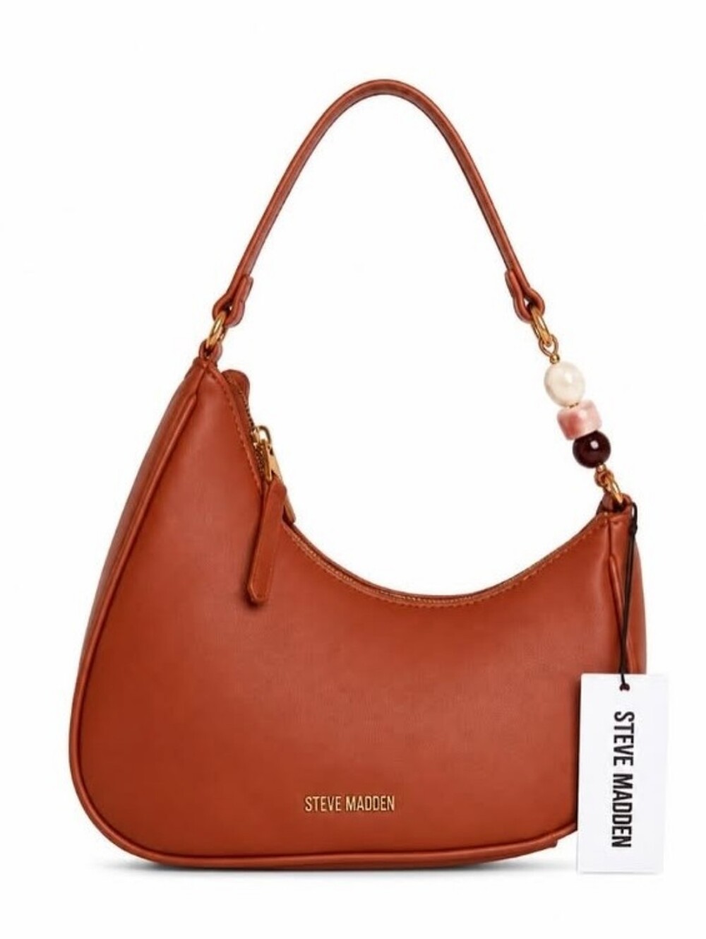 Steve Madden Rust Crescent Shoulder Handbag